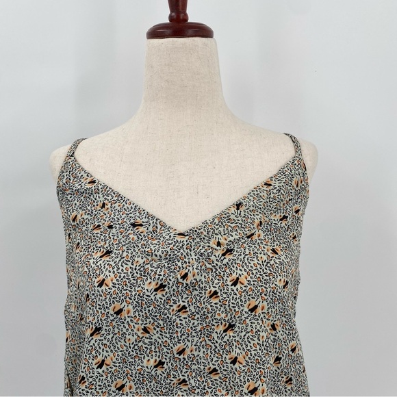 Anthropologie Floreat Cross Back Printer Tank Top Small - Picture 3 of 6